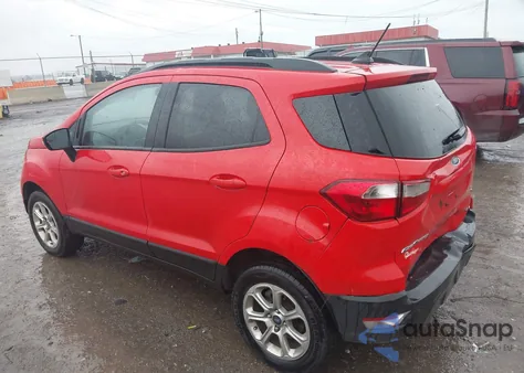 2020 Ford Ecosport Se from USA, damaged, VIN MAJ6S3GL8LC391834